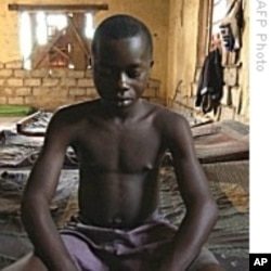 A DRC child soldier