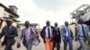 Des sapeurs congolais à Brazzaville, le 16 mars 2014. Aurlus Mabélé était l'une des figures de proue du mouvement de la sape. (Photo: Junior D. Kannah / AFP)