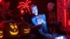 USA, Maryland, Halloween celebration