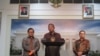 Menko Perekonomian Darmin Nasution di kantor Presiden Jakarta, Rabu 23 Desember 2015 menjelaskan kondisi ekonomi Indonesia 2015 dan prediksi 2016.(Foto: VOA/Andylala).