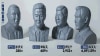 香港藝術家李天倫的《面塊的真相》（蘋果日報圖片）