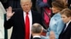 ကန်သမ္မတသစ် Donald Trump ကျမ်းသစ္စာကျိန်ဆိုစဉ်။ (ဇန်နဝါရီ ၂၀-၂၀၁၇) 
