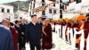 中国领导人习近平参观位于西藏拉萨西郊的哲蚌寺。 （2021年7月22日）