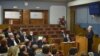 Crnogorski premijer Zdravko Krivokapić govori u Skupštini Crne Gore (Foto: gov.me, B.Ćupić)