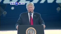 Manchetes Americanas 17 Fevereiro 2017: Donald Trump é o primeiro Presidente a visitar Boeing