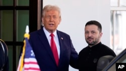 Serok Donald Trump li Qesira Sipî, Washingtonê pêşwazîya serokê Ukrayna Volodymyr Zelenskyy dike, 28’ê Sibata 2025’an.
