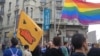 Arhiva - Protesni skup povodom godišnjce ilegalnog i nasilnog noćnog rušenja objekata u Hercegovčkoj ulici u Beogradu, održan je u skupom u Savamali u Beogradu, 24. aprila 2019. (Foto: Veljko Popović, VOA)