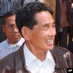 果敢武装首领彭家声1999年资料照。
