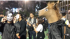 香港示威者戴政治抗议面具迎来万圣夜。(2019年10月31日)