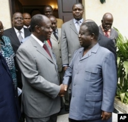 Alassanbe Ouattara and Konan Bedie