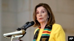 Nancy Pelosi, presidente de la Cámara de Representantes de Estados Unidos. 10 Septiembre, 2019.