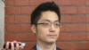 时任台湾在野党国民党立委蒋万安(美国之音张永泰拍摄)