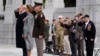 Trump, First Lady Lay Wreath at World War II Memorial