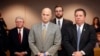 Former Balch Springs Police Officer Roy Oliver, foreground left, stands next to defense attorney Miles Brissette, right, after being sentenced to 15 years in prison for the murder of 15-year-old Jordan Edwards, Aug. 29, 2018, in Dallas. 