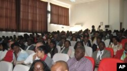 Participantes nas Jornadas Cientificas da Faculdade de Medicina de Malanje