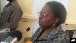 Candida Celeste da Silva, governadora do Namibe