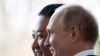朝鲜领导人金正恩与俄罗斯总统普京。（路透社资料照）
