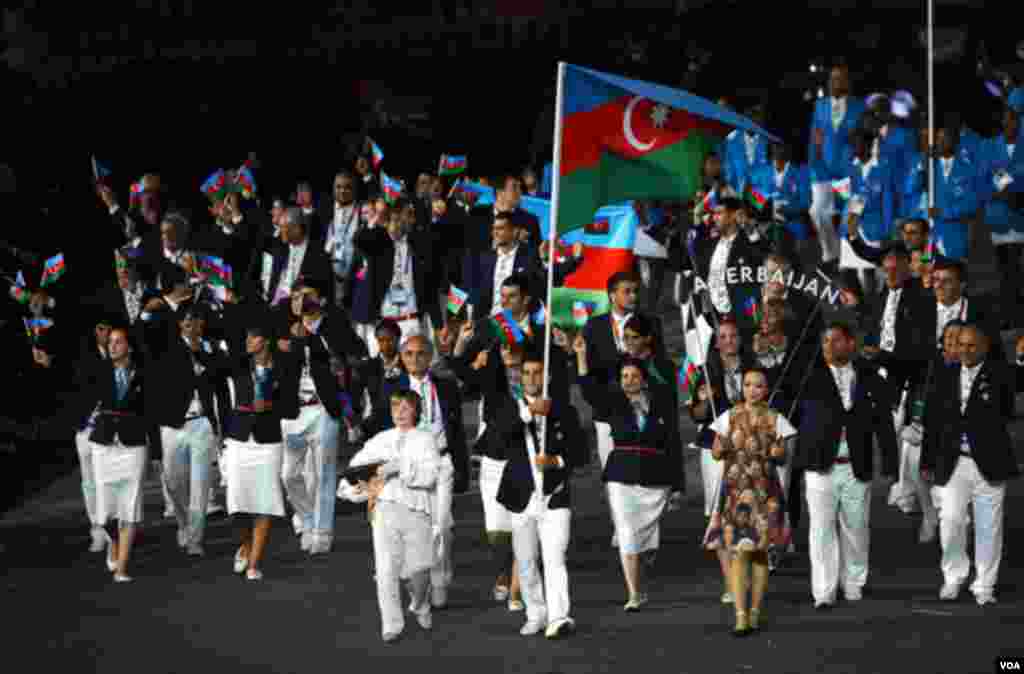 Azərbaycan komandası Olimpiya oyunlarının açılışında