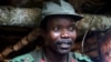 FILE -- Joseph Kony, leader of the Lord's Resistance Army, pictured during a meeting with officials from northern Uganda and representatives of non-governmental organizations on July 31, 2006 in Congo, near the Sudan border.