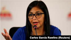 Delcy Rodríguez, presidenta de la Asamblea Nacional Constituyente, fue nombrada vicepresidenta de Venezuela en reemplazo de Tareck El Aissami, que pasa a encabezar el Ministerio de Industrias y Producción Nacional.
