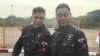 ့ မော်တော်ဆိုင်ကယ်မောင်းသူတွေဖြစ်တဲ့ ကိုအောင်ကျော်ဝင်းနဲ့ စိုင်းဇွန်ဖ (ဓါတ်ပုံ- MPRL E&P Pte Ltd.)