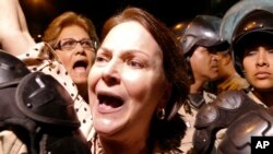Mitzy Capriles de Ledezma, esposa de António Ledezma