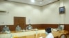 he Union Election Commission (UEC) holds an online interaction with the media. (Photo- UEC's Facebook)