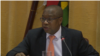 FILE - Mthuli Ncube, Zimbabwe’s finance minister in Harare.