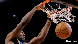 Le joueur Festus Ezeli des Golden State Warriors, Avril 2013. Source: Reuters