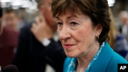 代表緬因州的美國參議員蘇珊柯林斯(Susan Collins) (2017年8月17日)