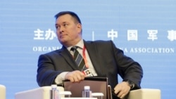 美国国防部负责中国事务的副助理部长施灿德(Chad Sbragia)2019年10月出席香山论坛（路透社）