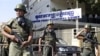The activist, Uk Pich Samnang, 51, was sentenced to two years, for “causing violence” and “opposing public servants.”