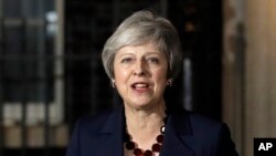 La Première ministre britannique Theresa, à Londres le 14 novembre 2018.