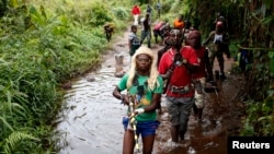Para anggota milisi Kristen anti Balaka di Republik Afrika Tengah (foto: dok).
