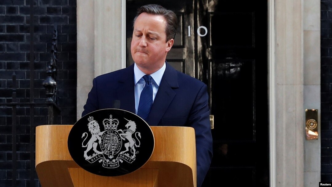 ဝန်ကြီးချုပ် David Cameron နှုတ်ထွက်။