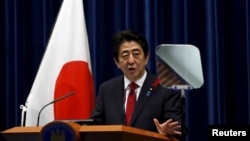 日本首相安倍晋三（资料照片）