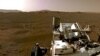 2021年2月20日，美国国家航空航天局（NASA）毅力号火星探测器上的导航摄像机（Navcams）拍摄的一部分全景图显示火星景观。