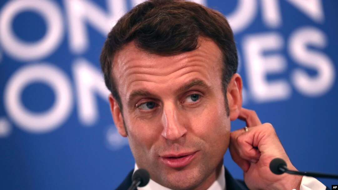 El presidente de Francia, Emmanuel Macron, fue la nota discordante en la cumbre de la OTAN en Londes el 3 de diciembre de 2019.