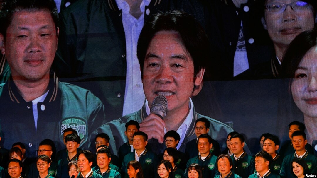 台灣副總統賴清德2023年7月16日在一場活動中發言。（路透社）