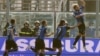 Para pemain klub Atalanta merayakan gol dalam salah satu pertandingan Serie A (foto: ilustrasi). 