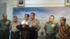 Kepala Kepolisian Daerah Metro Jaya Inspektur Jenderal Tito Karnavian di kantor kepresidenan Jakarta, Kamis, 14 Januari 2016, menyebut ISIS ada di belakang aksi teror bom dan penembakan di Jakarta. (VOA/Andylala)