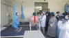 Des agents de la santé à l'hôpital provincial de Matola, au Mozambique.