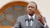 Kenya's President Uhuru Kenyatta announces plans to build a separate prison for terrorist suspects, Feb. 16, 2016.