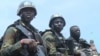Cameroon military deployed to protect schools and the population in Bamenda, July 21, 2019. (Photo: M. Kindzeka / VOA)