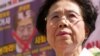 老妇为慰安妇而来（美国之音国符拍摄）