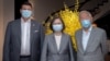 台湾总统蔡英文在台北会见并宴请美国国务次卿克拉奇（左）率领的代表团。（照片来源：台湾总统府）
