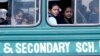 FILE - Kenyan students ride the bus to their school, Jan. 14, 2008.