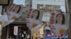星期六（11月23日）香港街头的竞选宣传。