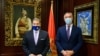 Specijalni američki izaslanik za Zapadni Balkan, Gabrijel Eskobar tookom susreta sa predsednikom Crne Gore Milom Đukanovićem u Podgorici (Foto: Twitter @USEmbassyMNE)