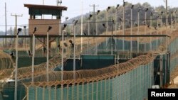 The exterior of Camp Delta is seen at the U.S. Naval Base at Guantanamo Bay, March 6, 2013.